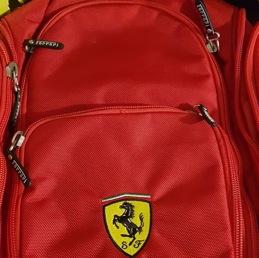 SOLD!!Ferrari Red Backpack SOLD!! - Picture 5 of 5